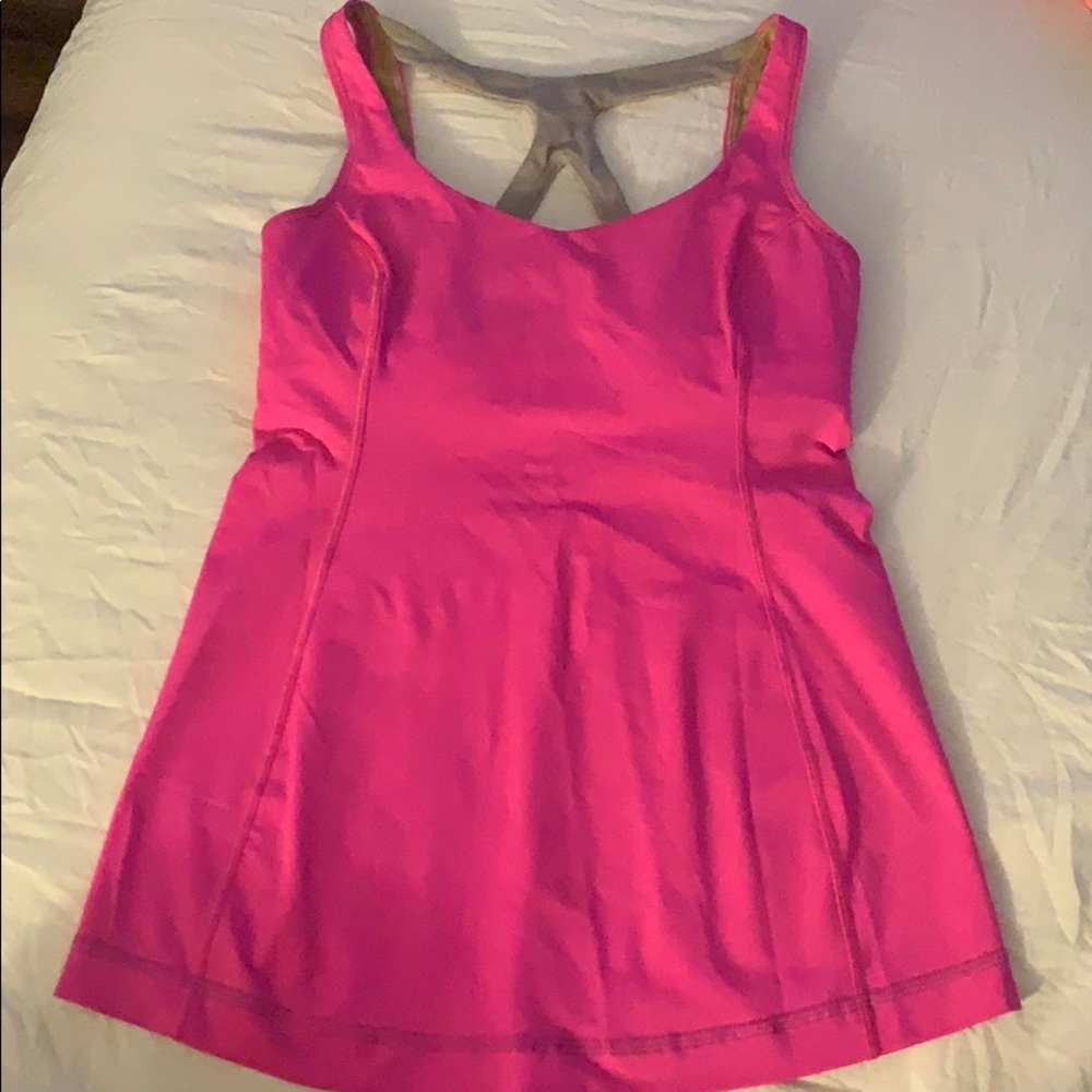 LuluLemon hot pink racer back